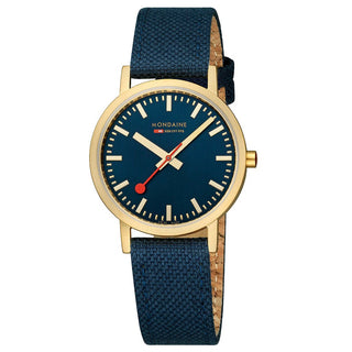 Classic, 36 mm, Tiefseeblaue goldene Uhr, A660.30314.40SBQ, Frontansicht