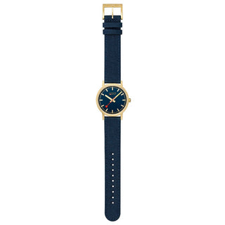 Classic, 36 mm, Tiefseeblaue goldene Uhr, A660.30314.40SBQ, Frontansicht