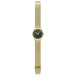 Classic, 36 mm, Waldgrüne goldene Edelstahluhr, A660.30314.60SBM, Frontansicht