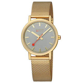 Classic, 36 mm, Good gray goldene Edelstahluhr, A660.30314.80SBM, Frontansicht