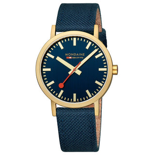 Classic, 40 mm, Tiefseeblaue goldene Uhr, A660.30360.40SBQ, Frontansicht