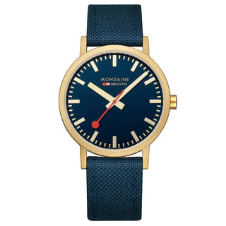 Classic, 40 mm, Tiefseeblaue goldene Uhr, A660.30360.40SBQ, Frontansicht