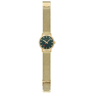 Classic, 40 mm, Waldgrüne goldene Edelstahluhr, A660.30360.60SBM, Frontansicht