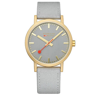 Classic, 40 mm, Good Gray goldene Uhr, A660.30360.80SBU, Frontansicht