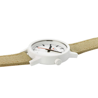 essence white, 32mm, nachhaltige Uhr für Damen, MS1.32110.LS