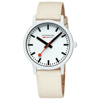 essence white, 41mm, nachhaltige Uhr für Damen und Herren, MS1.41111.LT