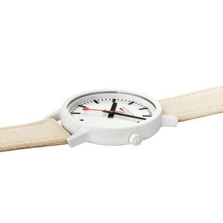 essence white, 41mm, nachhaltige Uhr für Damen und Herren, MS1.41111.LT