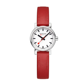 evo2, 26 mm, Rotes Veganes Traubenleder Uhr, MSE.26110.LCV, Frontansicht