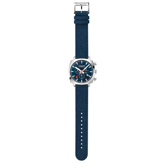 Grand Cushion, Blue, 41 mm, 41440.LD.SET