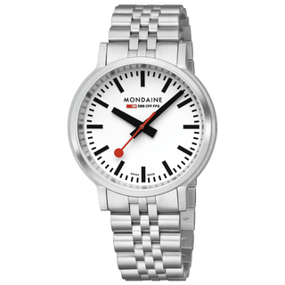 stop2go watch, stainless steel, 41 mm